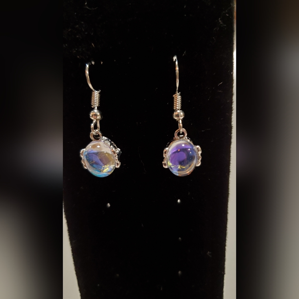 Blue Opal earrings